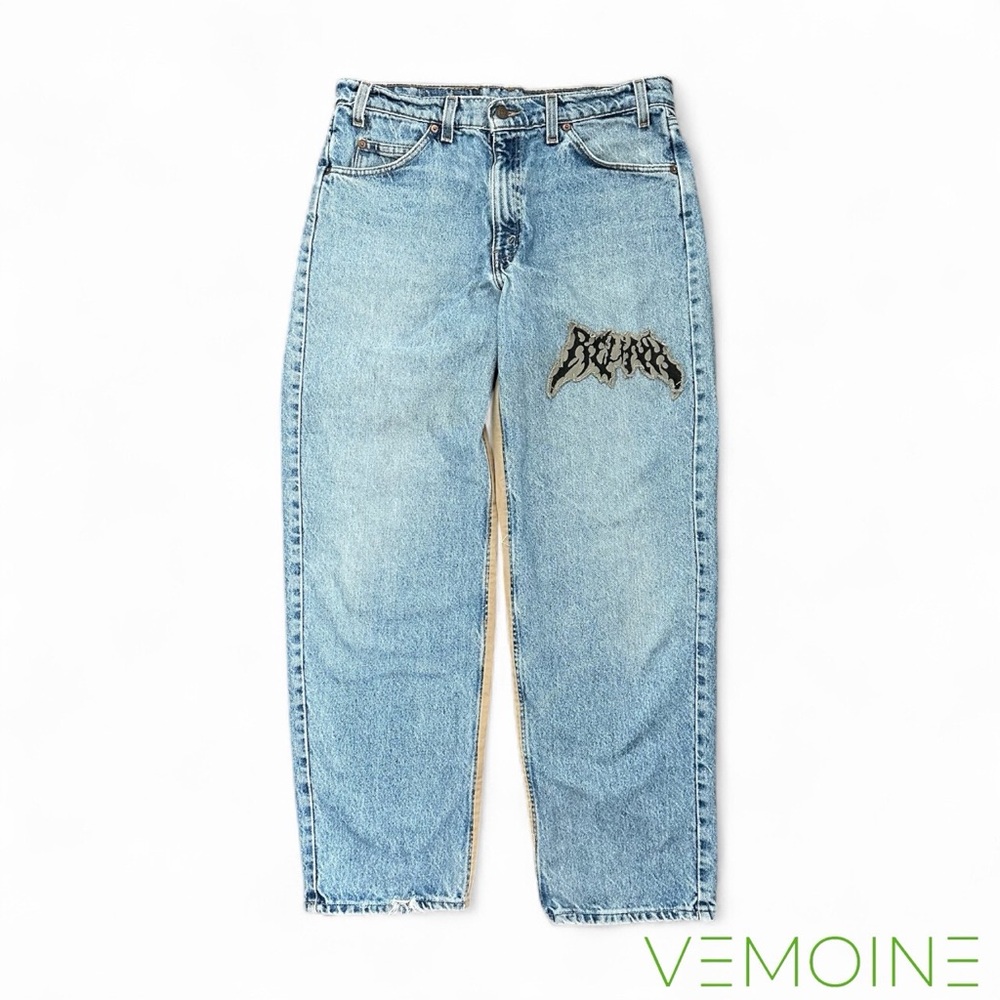 Levi’s 550 Custom Flared Patch Denim Beige